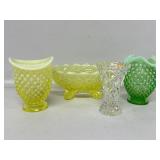 Fenton Vasaline Glass, Fenton Green Glass