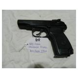 #60 KBI 9mm Makarov Semi Auto Pistol 3” barrel