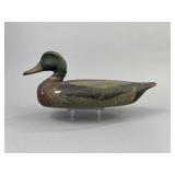 Perry Wilcoxen Mallard Drake Duck Decoy