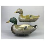 Pratt Pr of Oversized Mallard Duck Decoys