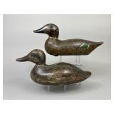 2 Green-Winged Teal Duck Decoys