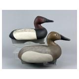 Francis Stiers Pr of Canvasback Duck Decoys