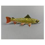 Carl Christiansen Brook Trout Fish Spearing Decoy