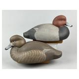 Mark Costilow Pr of Redhead Duck Decoys