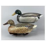 Mike Borrett Pr of Mallard Duck Decoys