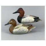 Greg DeGeer Pr of Canvasback Duck Decoys