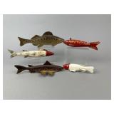 5 Fish Spearing Decoys