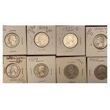 Washington Silver Quarters 1936-1941