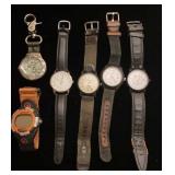 Buckle band wristwatches