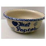 Paul Storie Pottery Popcorn Bowl