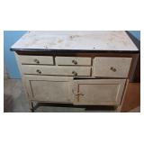 Hoosier Cabinet Style Porcelain Top Cabinet