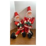 Nylon Santa Decor (wire frame)