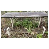 Metal Frame Picnic Table