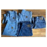 Carhartt & Wrangler Jeans 40x32, 38x32