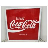 Metal Coke Sign, ready to hang