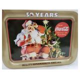 Big Bear Supermarket Coke Santa Tray