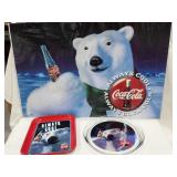 Coca Cola Polar Bear Trays & Poster