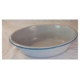 Oval Enamelware Tub/Baby Bath