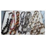 Wood Bead Necklaces & Brown Necklaces