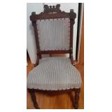 Antique Victorian Eastlake Style Parlor Chair