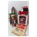 Coca Cola Cookie Jar, Ornaments & Town Sq