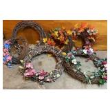 Seasonal Grapevine Wreaths