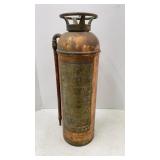 Antique Copper Fire Extinguisher