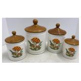 VTG Sears & Roebuck Merry Mushroom Canisters