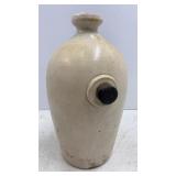 Antique Ivory Salt Glaze Hot Water Bottle