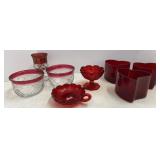 Fostoria & Other Red Glass