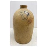 2gal Salt Glaze Crock Jug with Cobalt Mark