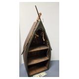 Boat Shaped Knick Knack Shelf