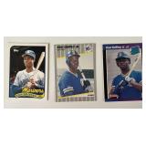 Ken Griffey Jr. Rookie Cards (3 in lot)