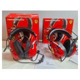 2 Thrustmaster T-Racing Ferrari Edition Headsets