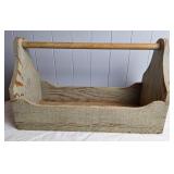 Wooden Caddy, Rustic Look