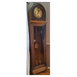 Grandfather Clock w/Dome Top, Vintage