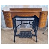 Davis Treadle Sewing Machine w/Cabinet