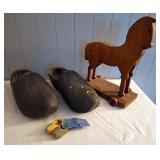 Holland Wooden Shoes & Wooden Horse