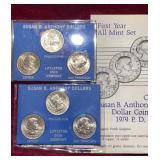 Susan B Anthony First Yr Mint Sets