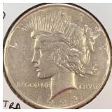 1923-D Peace Silver Dollar (very fine)