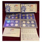 (2) 2005 United States Mint Proof Set