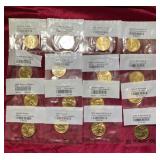 (16) Graded Presidential $1 Coins (Uncir)