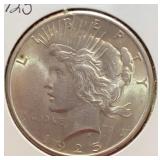 1925 Peace Silver Dollar