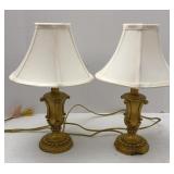 Pair of 17in Dresser Lamps