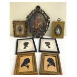 Victorian Wall Decor & Framed Silhouettes