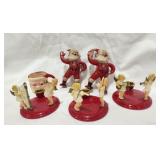 West Germany Plastic Angel Candleholders