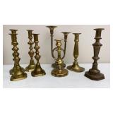 Brass Candlestick Holders