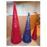 Blinged Up Cone Trees