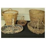 Five Primitive Baskets