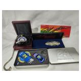 Jeff Gordon Pocket Watch, Knife